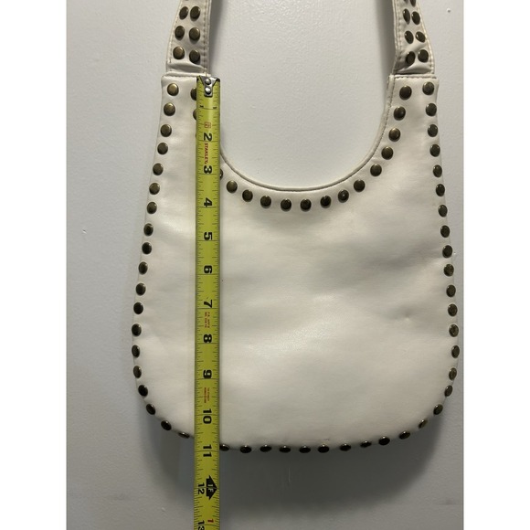 Fashion Express Original White Studded Bag RARE - Picture 5 of 6